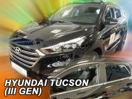 Deflektory oken - ofuky Hyundai Tucson III pedn + zadn