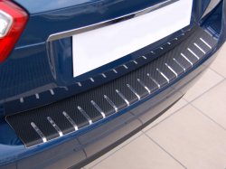 Nerez ochrana nraznku karbon Mitsubishi Outlander III 2015-