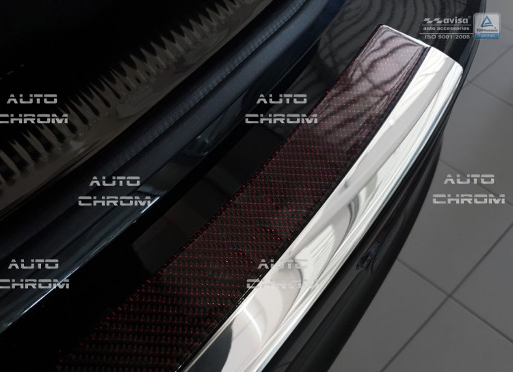 Nerez ochrana nraznku erven karbon Audi Q5 I - Kliknutm na obrzek zavete