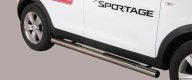 Nerez boční nášlapy 76 mm Kia Sportage III