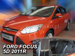 Deflektory oken - ofuky Ford Focus III HB- pedn + zadn