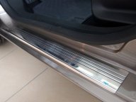 Nerez prahové lišty profilové Škoda Roomster