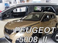 Deflektory oken - ofuky Peugeot 5008 II pedn + zadn
