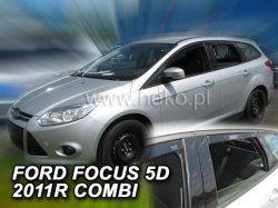 Deflektory oken - ofuky Ford Focus III FL Kombi - pedn + zadn