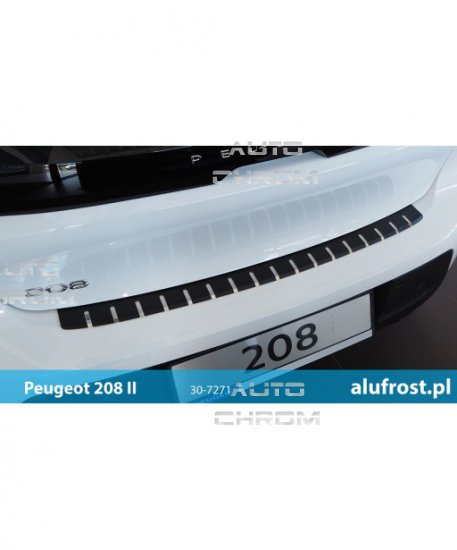 Nerez ochrana nraznku karbon Peugeot 208 2019- - Kliknutm na obrzek zavete