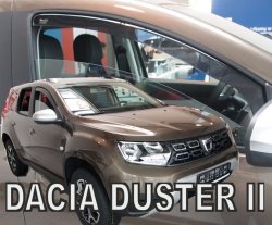 Deflektory oken - ofuky Dacia Duster II pedn