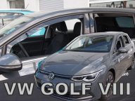 Deflektory oken - ofuky Volkswagen Golf VIII pedn + zadn