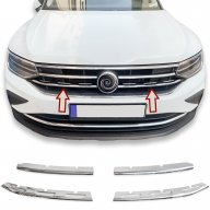 Nerez lišty mřížky chladiče Volkswagen Tiguan II 2020-