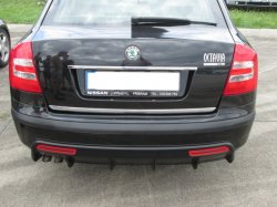 Nerez lita kufru koda Octavia II Sedan