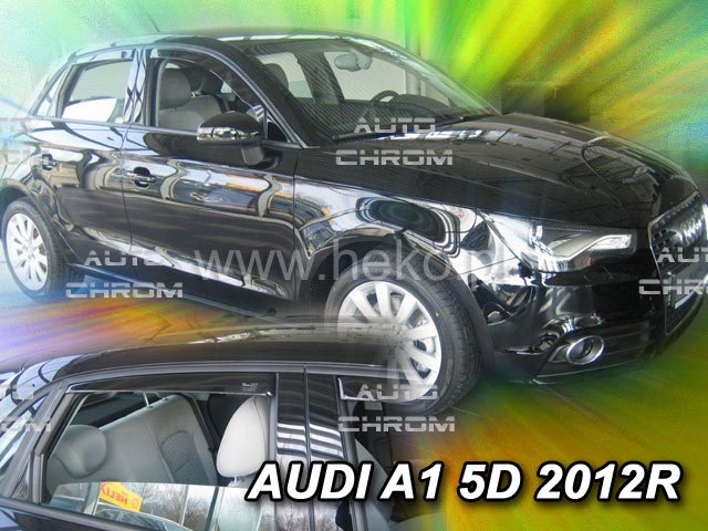Protiprvanov plexi ofuky Audi A1 5D 12R (+zadn) - Kliknutm na obrzek zavete