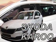 Deflektory oken - ofuky Škoda Karoq přední + zadní
