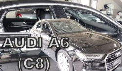 Protiprvanov plexi ofuky Audi A6 5D 18R (+zadn) sed