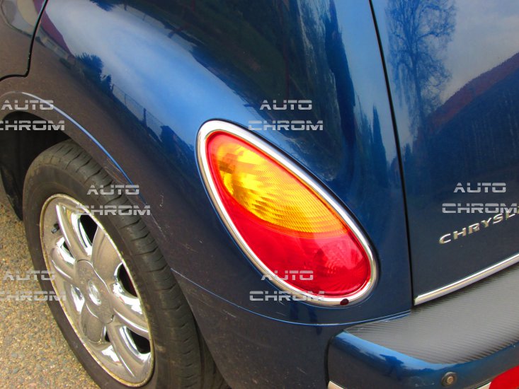 Chrom rmeky zadnch svtel Chrysler PT Cruiser - Kliknutm na obrzek zavete