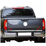 Nerez lita na hranu kufru Nissan Navara IV